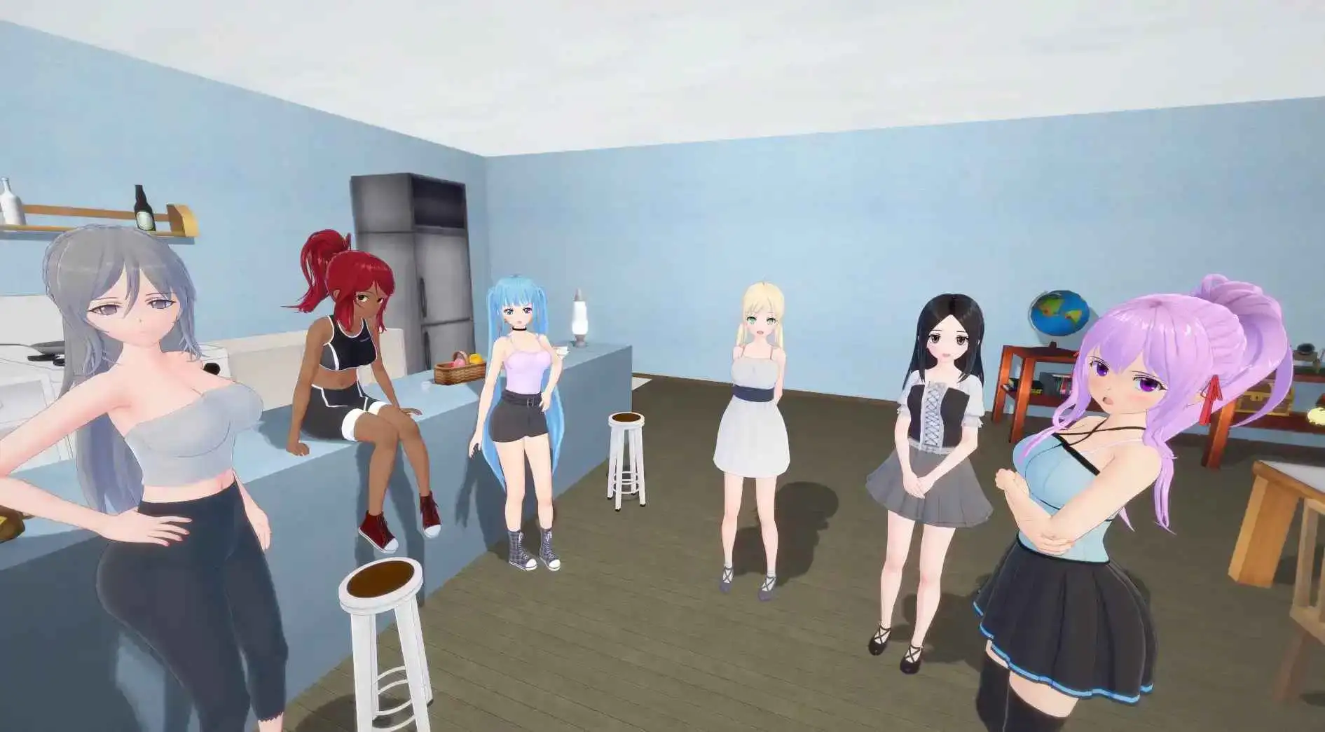 日系SLG/汉化/沙盒/双端丨来世后宫/Afterlife Harem v0.4.4.5c赞助 AI版【20251021】 游戏截图 2