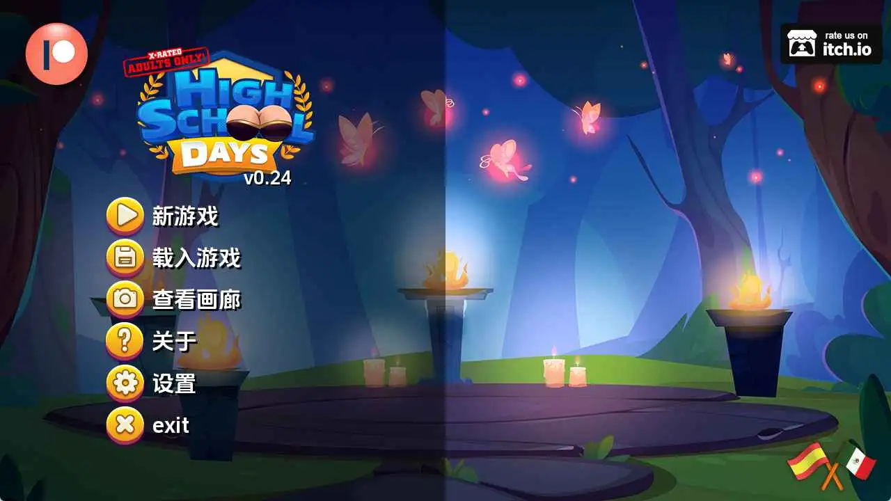 欧美SLG/汉化/动态/双端丨高中时代/High School Days v0.24.0  【20251124】 游戏截图 1