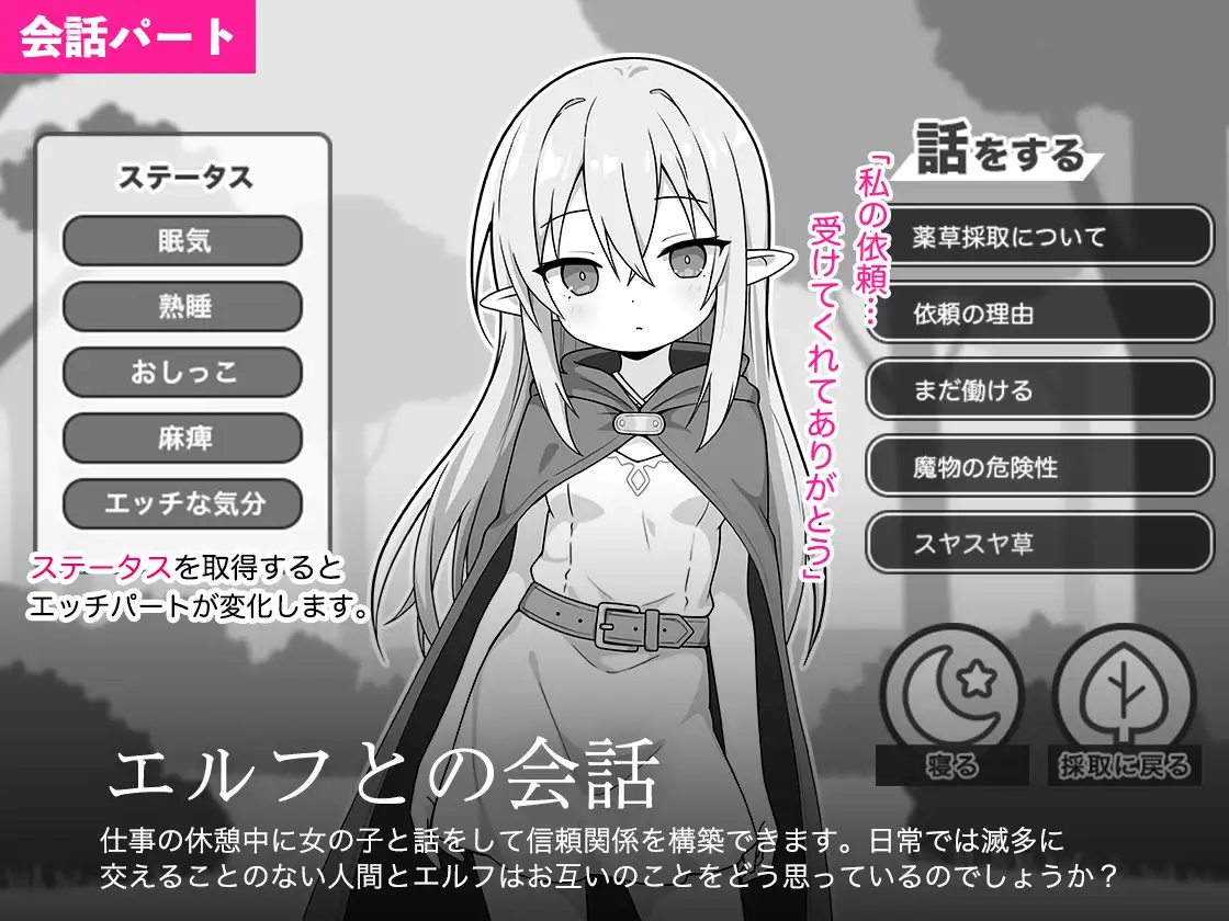 新作SLG/汉化/触摸互动/睡奸丨沉睡的精灵模拟 すやすやエルフシミュレーション AI汉化版【20260107】 游戏截图 2