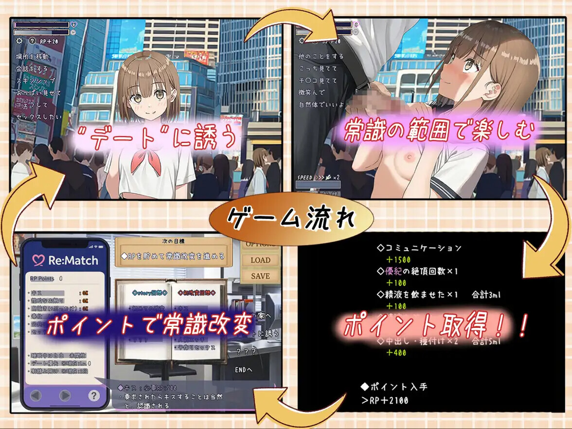 SLG/汉化/双端丨常识改变匹配 常識改変マッチング~二人だけの特別ルール~ v1.03 【20260106】 游戏截图 7