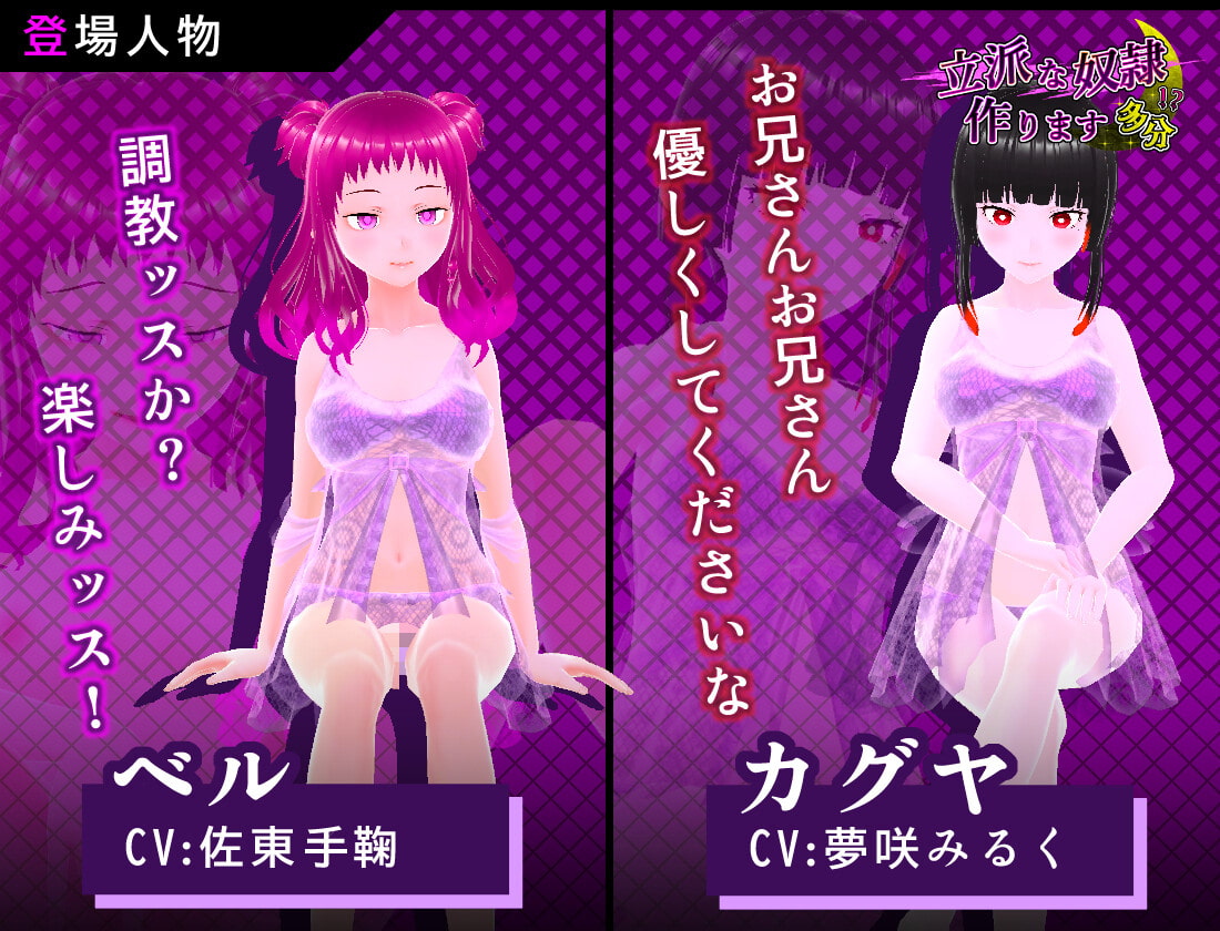 日式/SLG/动态丨培养优秀的奴隶 大概 立派な奴○作ります 多分 生肉版 【20260120】 游戏截图 1