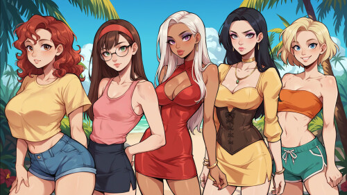SLG/官中步兵双端丨我的后宫度假时间循环 My Harem Vacation in a Time Loop v1.60 【20260120】 游戏截图 6