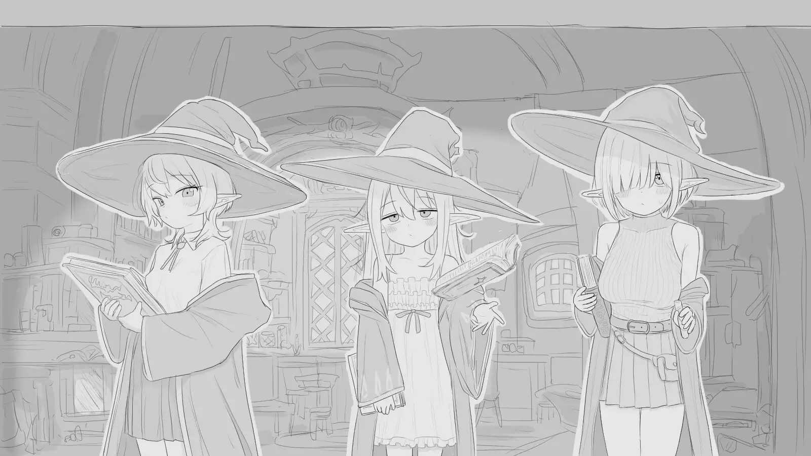 SLG/汉化/新作丨与隐居魔女的30天/隠居魔女との30日間 Ver1.00 R3 【20260127】 游戏截图 3