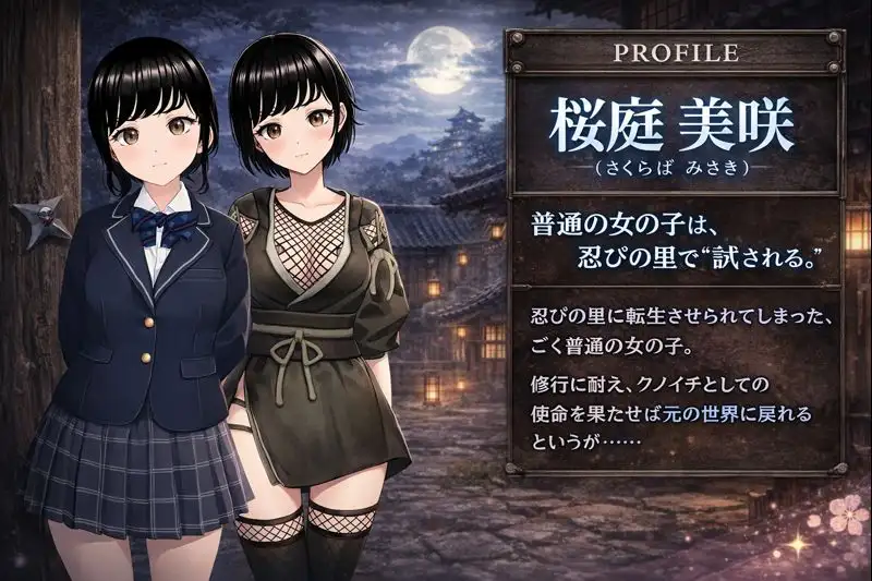 新作RPG/汉化/露出丨女忍者的心得，就是要忍受羞耻！くのいちの心得は恥ずかしさに耐えることです！? 【20260127】 游戏截图 1