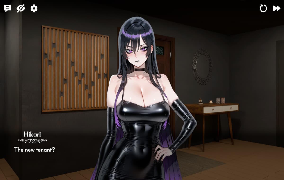 新作SLG/动态/官中/双端丨哥特人妻 Goth Mommy Hikari demo 官中步兵版【20260304】 游戏截图 1