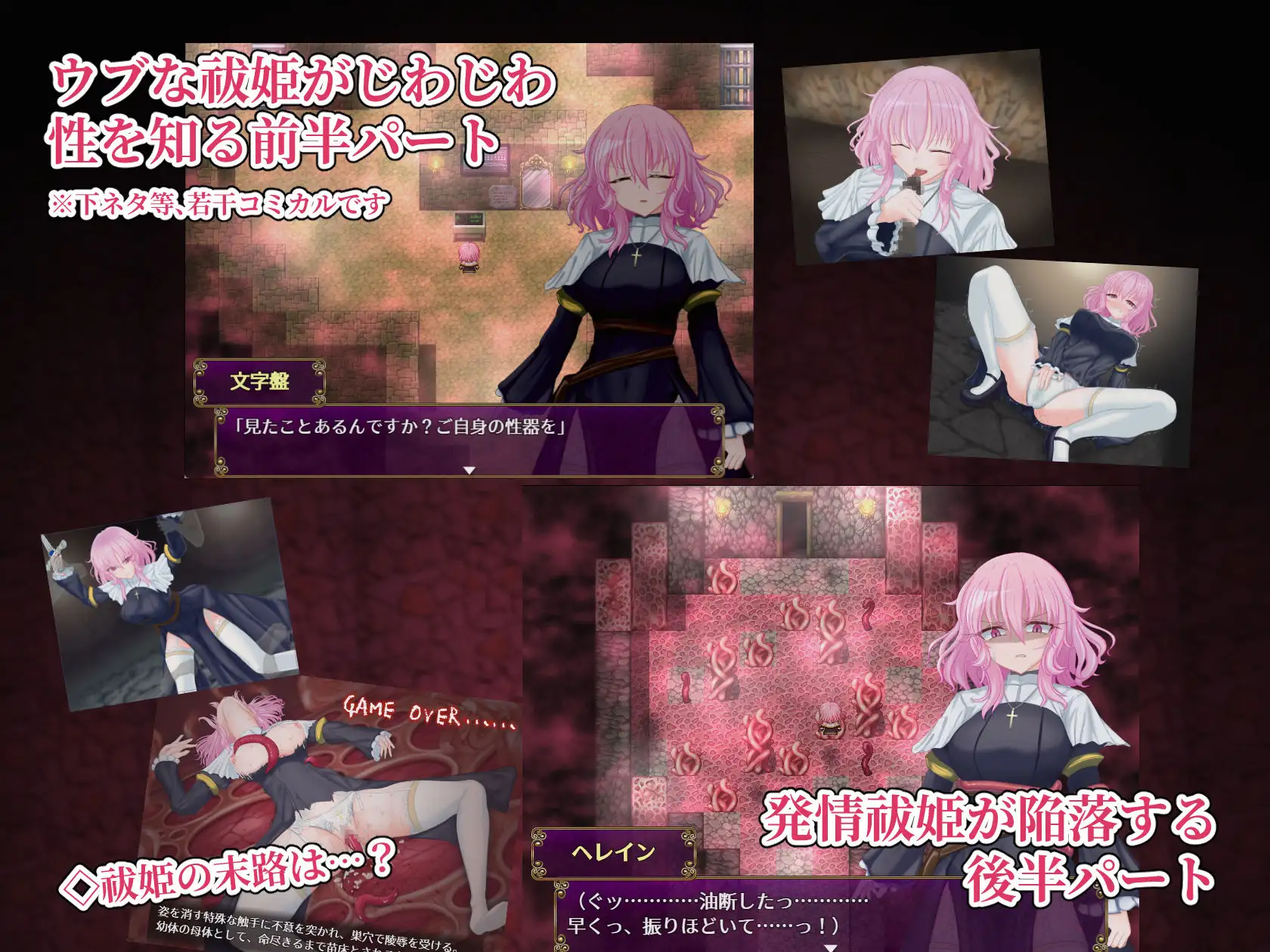 日系RPG/AI汉化/双端丨退魔神官赫蕾茵与魔淫洞窟 退魔神官へレインと魔淫の洞窟【20260415】 游戏截图 2