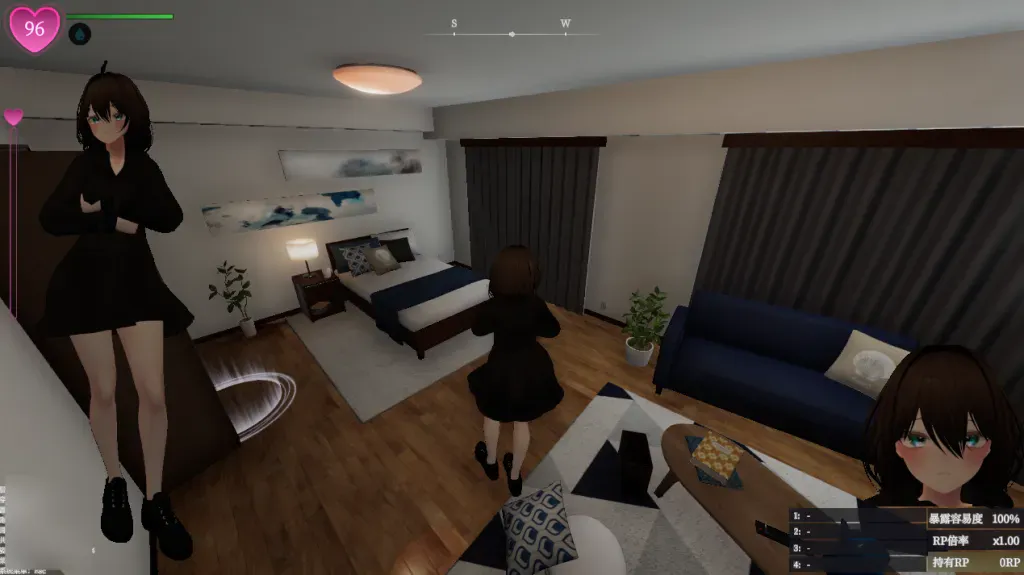 3D/SLG/动态丨塞雷卡 隐秘曝光 真奈美小姐的偷偷行动 秘密のエクスポーズ バレないように户外剧情するマナカさん 1（一部）v1.0.4 官方中文版 【20260612】 游戏截图 3