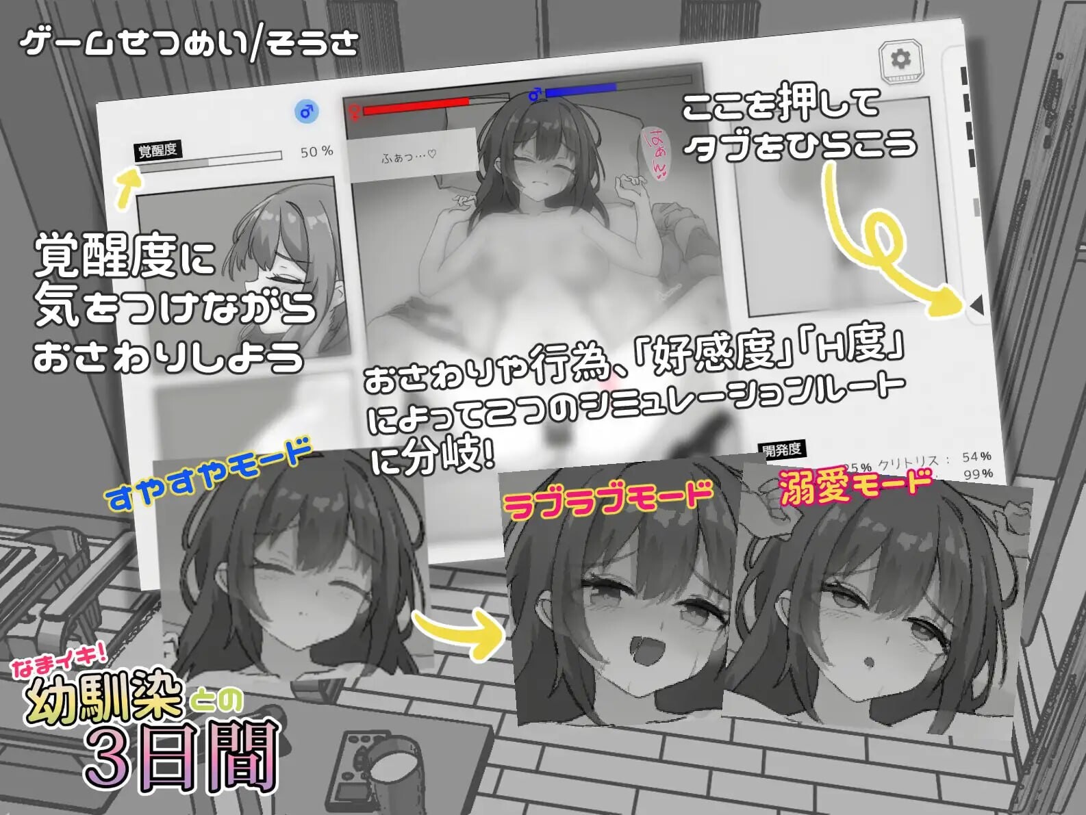 SLG/官中/双端丨与温柔可爱的大姐姐一起的秘密三天 ゆるふわお姉ちゃんと秘密の3日間v1.0 【20260612】 游戏截图 4