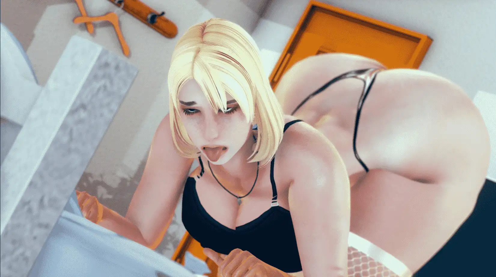 亚洲SLG/汉化/动态/双端丨马里奥堕落欲望/MallowFall Lust v0.4 AI版 【20260612】 游戏截图 1