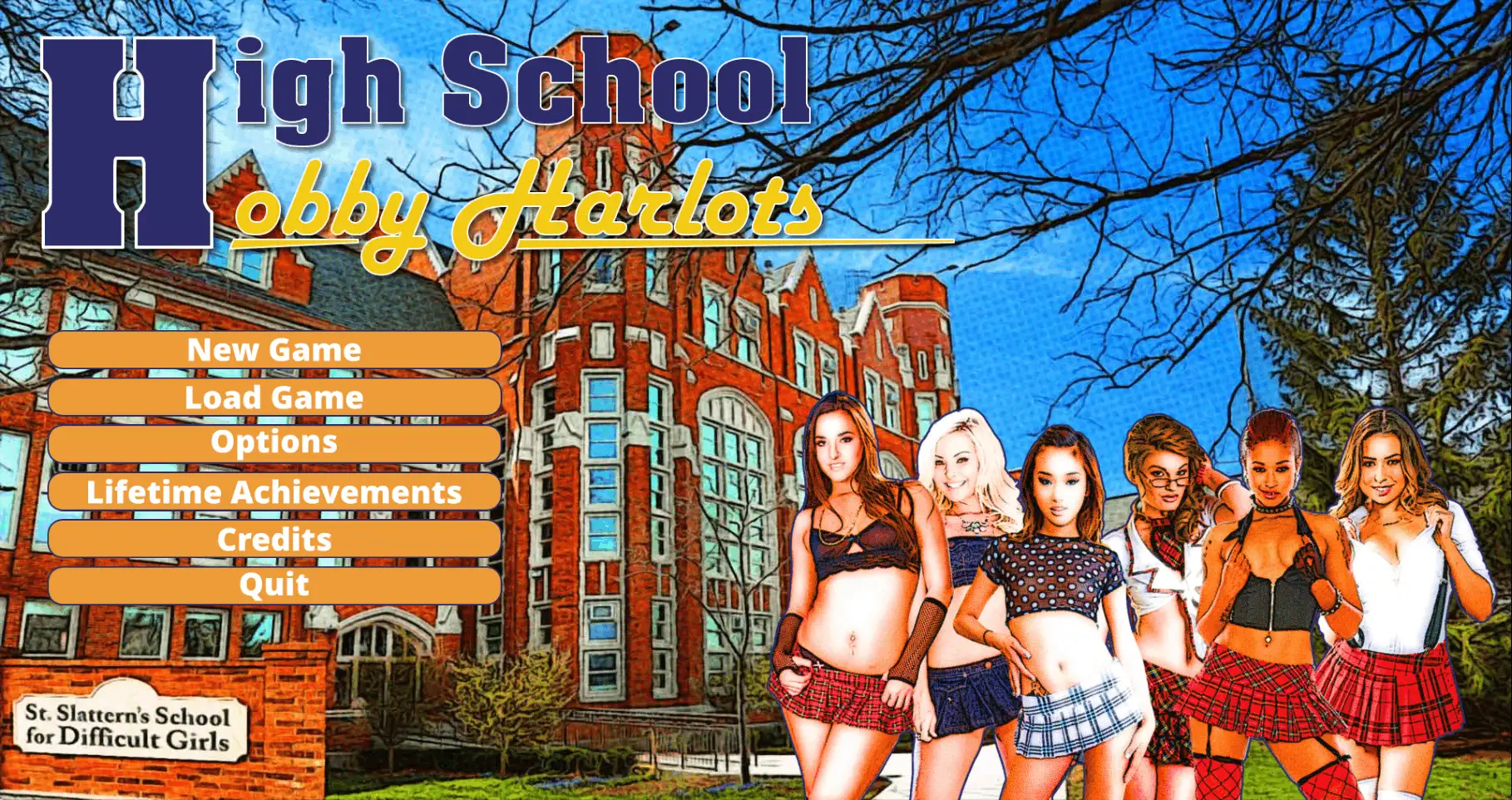 高中兼职荡妇：不良少女教养院（High School Hobby Harlots）v1.19 Free 精翻汉化 游戏截图 3