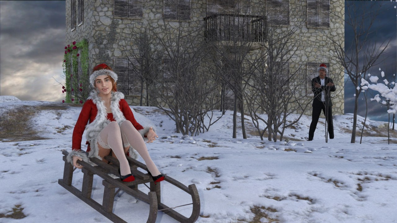 [SLG] [SLG/3D/欧美]海莉与克拉拉的圣诞特辑 Haley and Clara's Christmas Special v1.0 汉化完结版【20260818】 游戏截图 7
