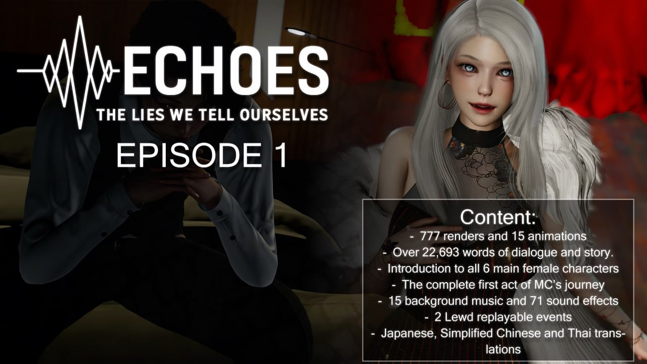 [SLG/3D/欧美]回声：我们告诉自己的谎言 Echoes: The Lies We Tell Ourselves Ep.4 赞助官中版【20260831】 游戏截图 1