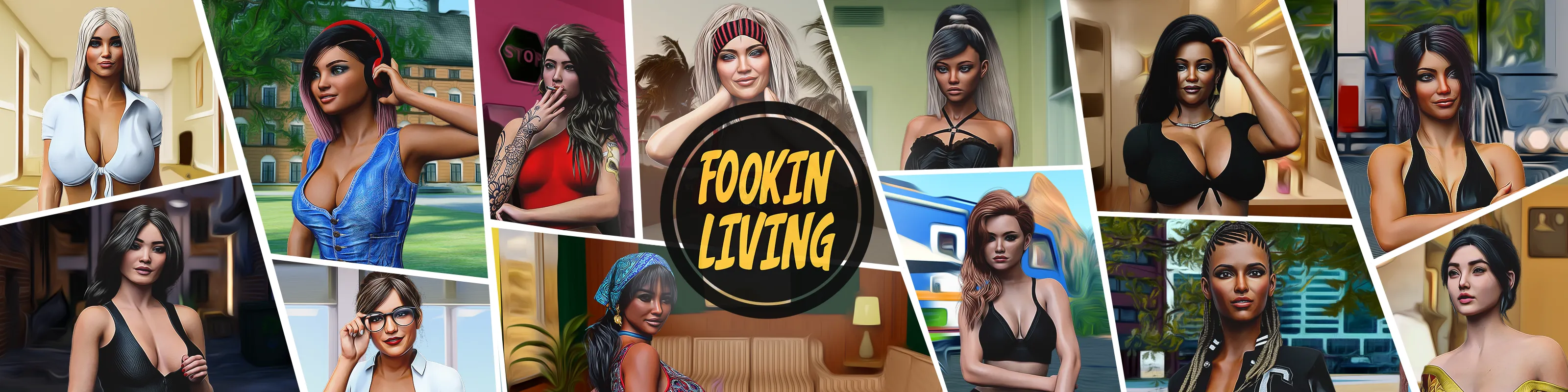 [欧美SLG/动态/养成]福金生活 Fookin Living v0.1.3 AI汉化版[/度盘]【20260905】 游戏截图 1