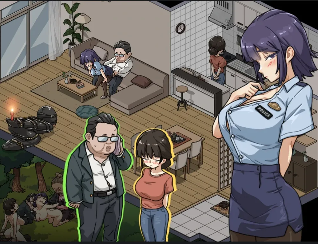 [双端/2D/SLG/神作/全CG/存档/最新][极道无赖系列]极道无赖EX：女警・鮎川光——从处女蜕变为变态的分岔路【20260910】 游戏截图 3