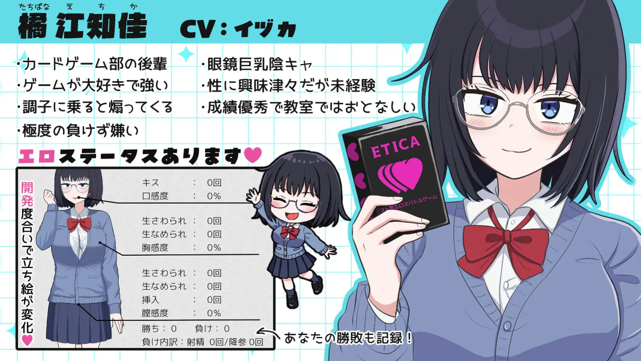 [SLG日文PC动态制服]爱千华的伦理学 えちかのエチカ v1.0.0【20260916】 游戏截图 3
