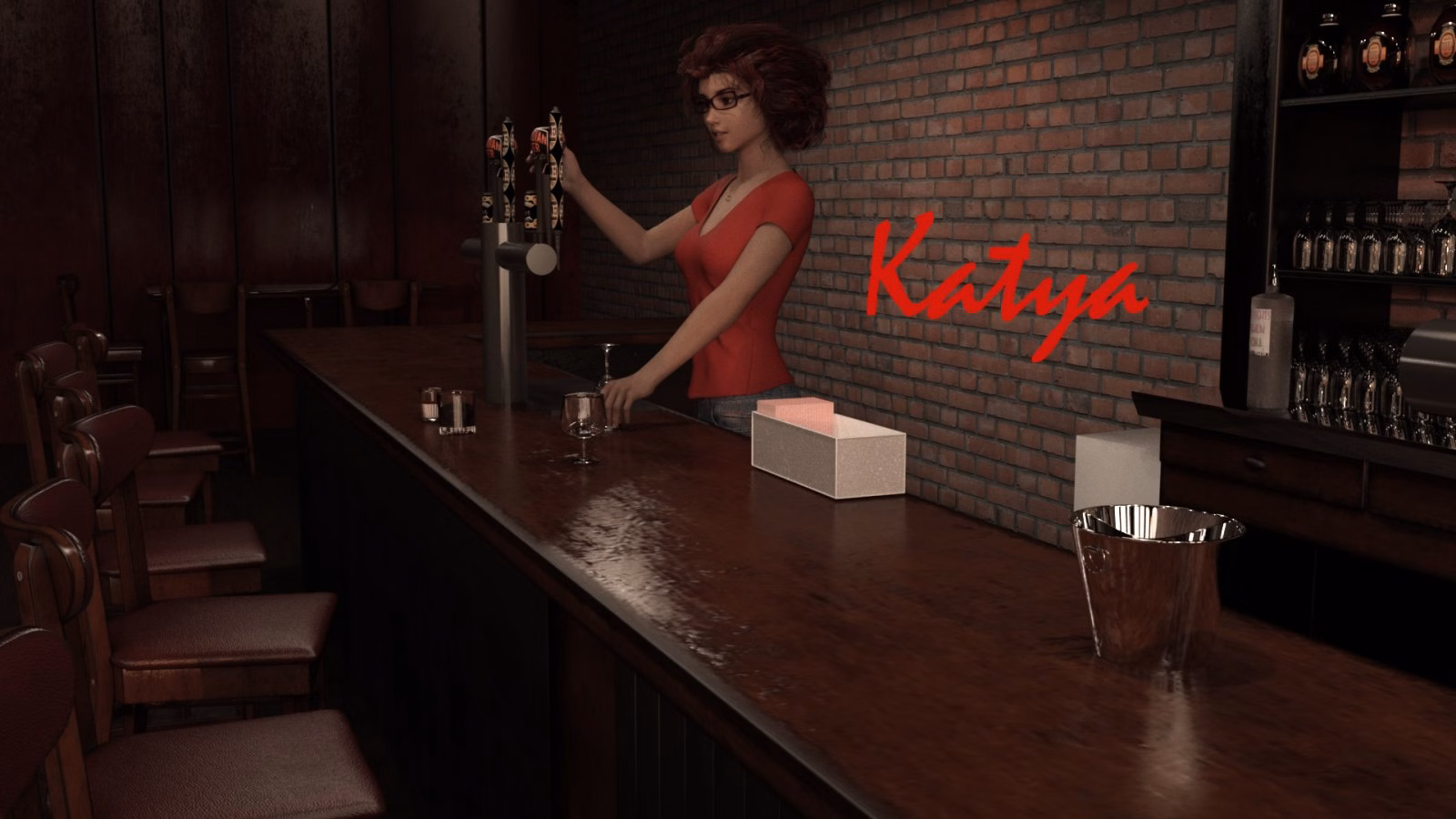 吧台尤物卡提雅（Katya）v0.99 精翻汉化 游戏截图 1