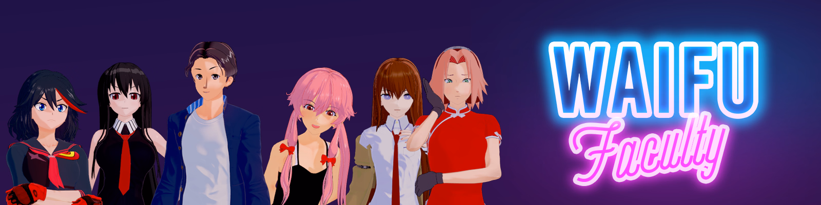 爆乳教职员：动漫老婆的大学后宫（Waifu Faculty）v0.02 精翻汉化 游戏截图 1