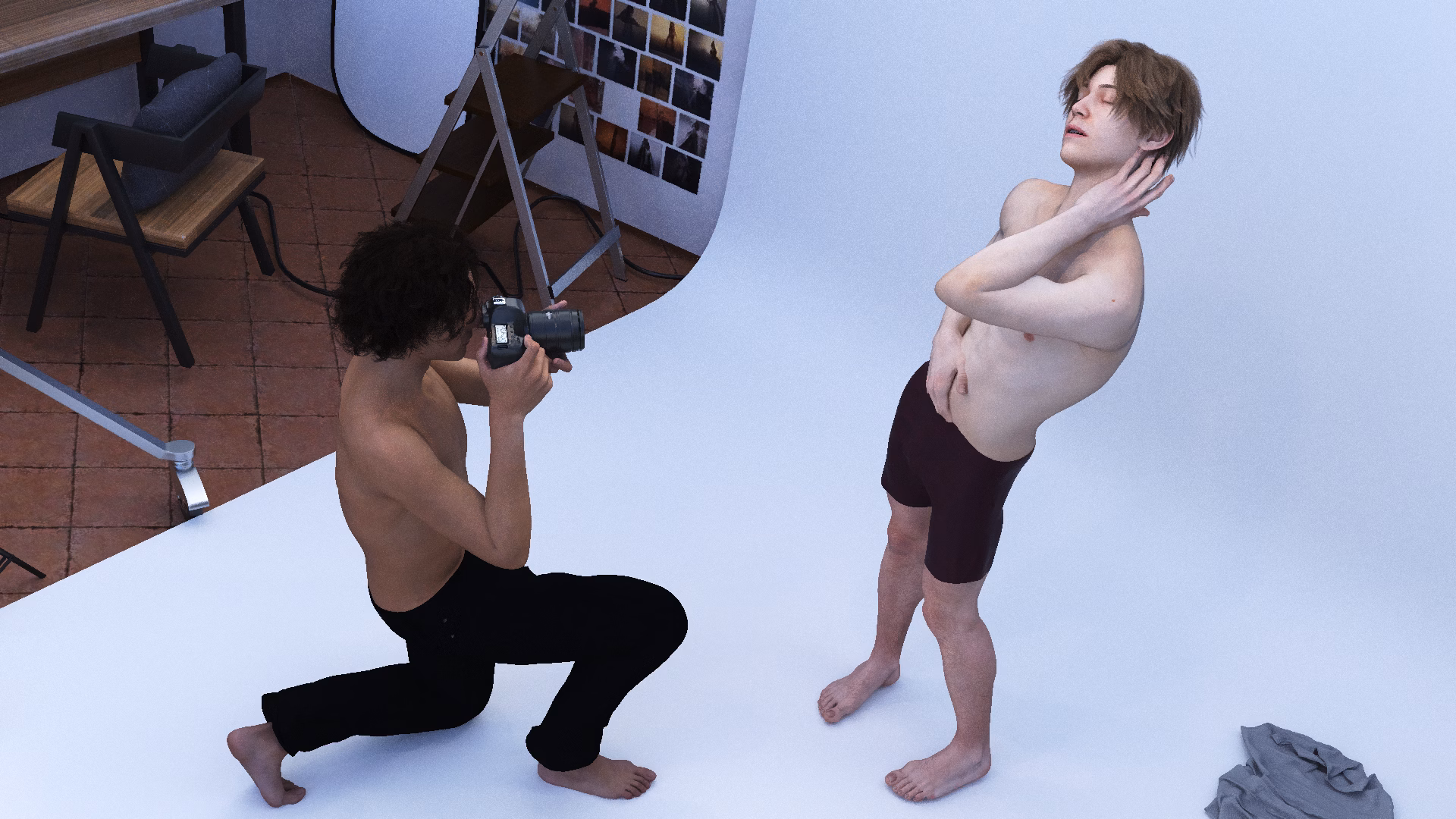 一日模特:欲望觉醒的邂逅(Model for a Day)v1.0 精翻汉化 游戏截图 4