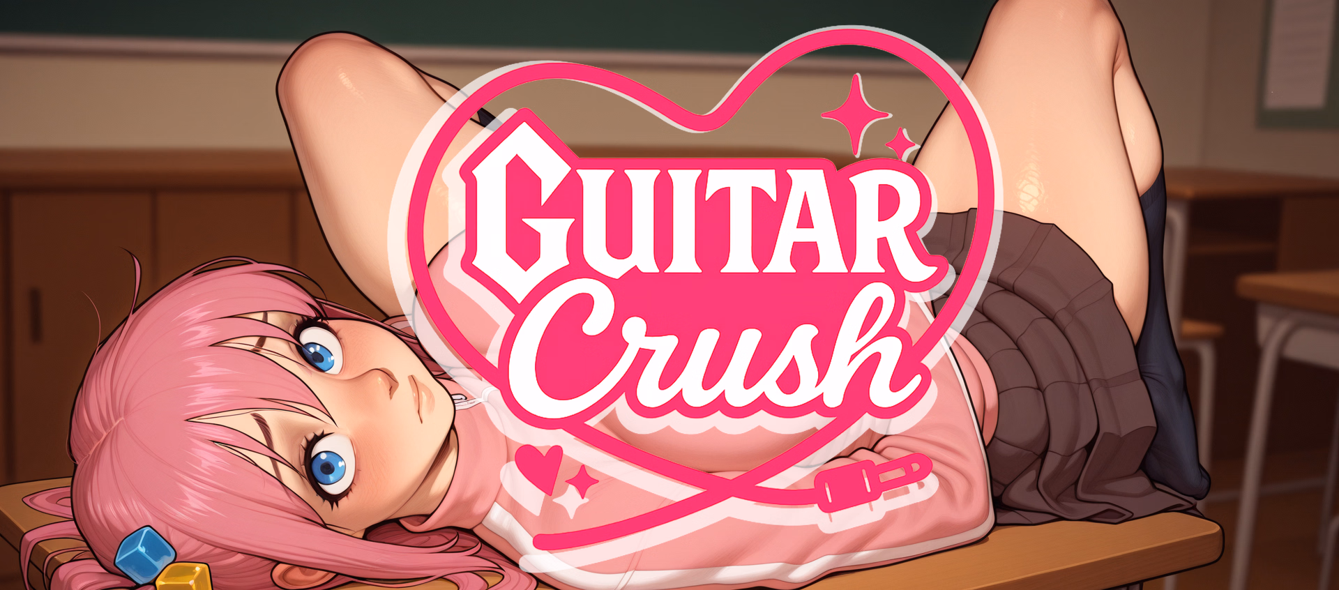 吉他迷恋：结束乐队的暗中调教（Guitar Crush）v0.1.3b 精翻汉化 游戏截图 1