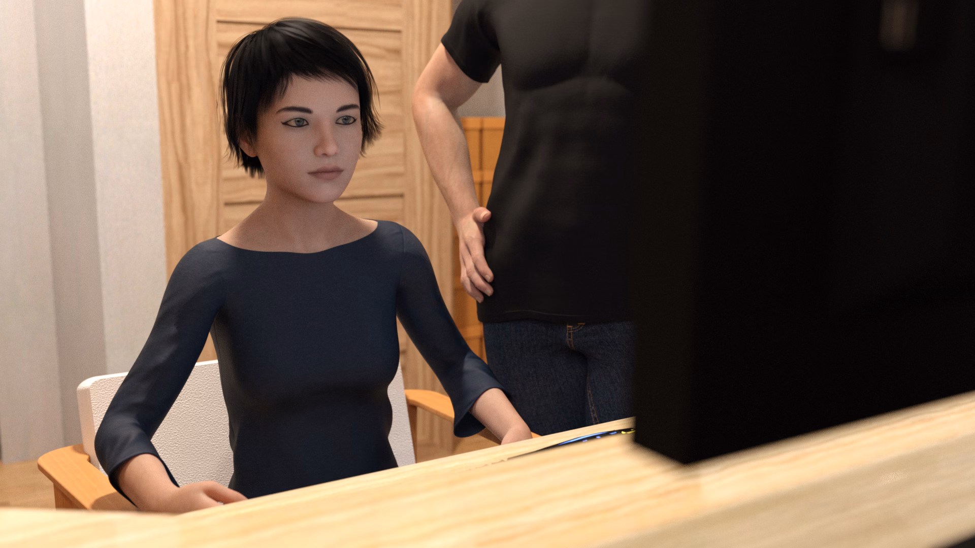 黑暗之中：绿帽与换妻（From Darkness）v0.03 精翻汉化 游戏截图 5
