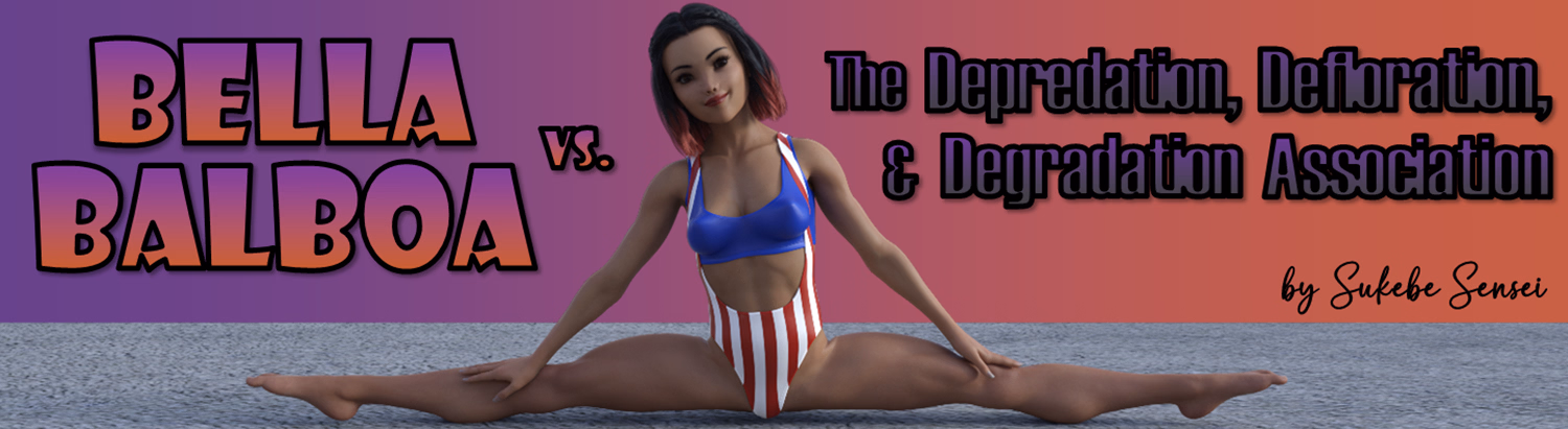 贝拉·巴尔博亚：柔韧甜心的诅咒（Bella Balboa vs The D.D.D.A.）Ch. 1 精翻汉化 游戏截图 1