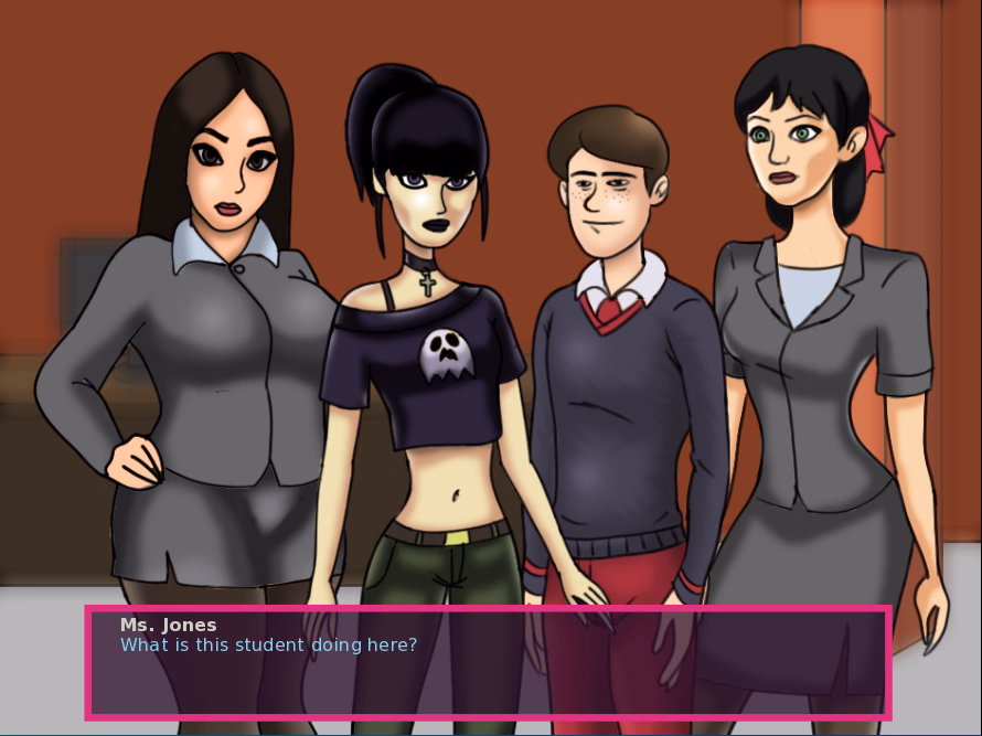 校园冒险:青春期的欲望探索(School Adventures)v0.1 精翻汉化 游戏截图 5