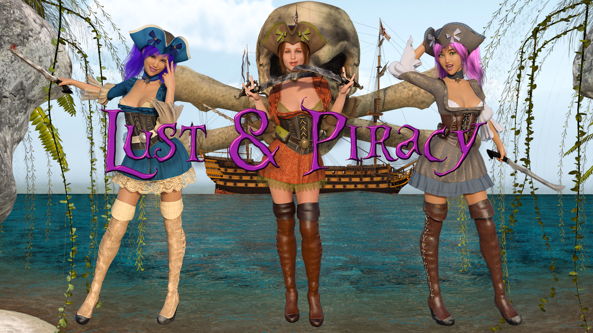 欲望与海盗：女大学生的海上调教（Lust & Piracy）v0.0.4.0 精翻汉化 游戏截图 2
