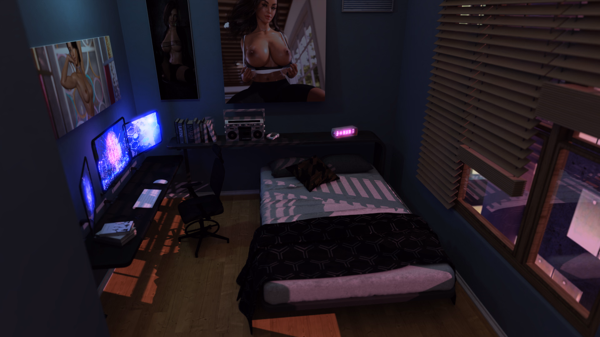 渴望好结局:反乌托邦的沉沦(Hope I Get a Happy Ending)v0.31 精翻汉化 游戏截图 2