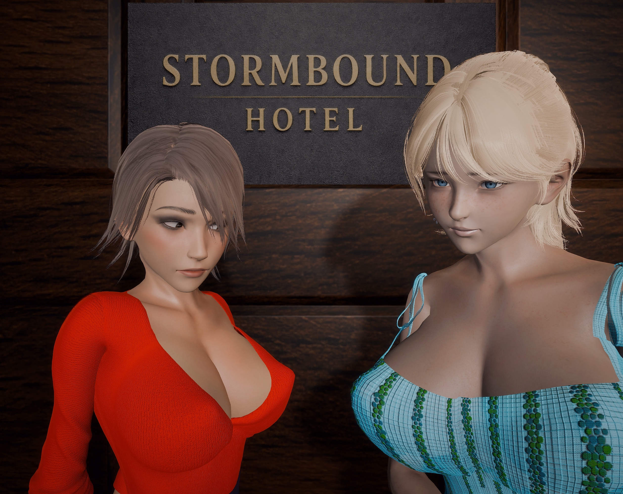 风暴旅馆：孤岛酒店的肉欲情迷（Stormbound Hotel）Ep.1-2 v0.2 精翻汉化 游戏截图 1