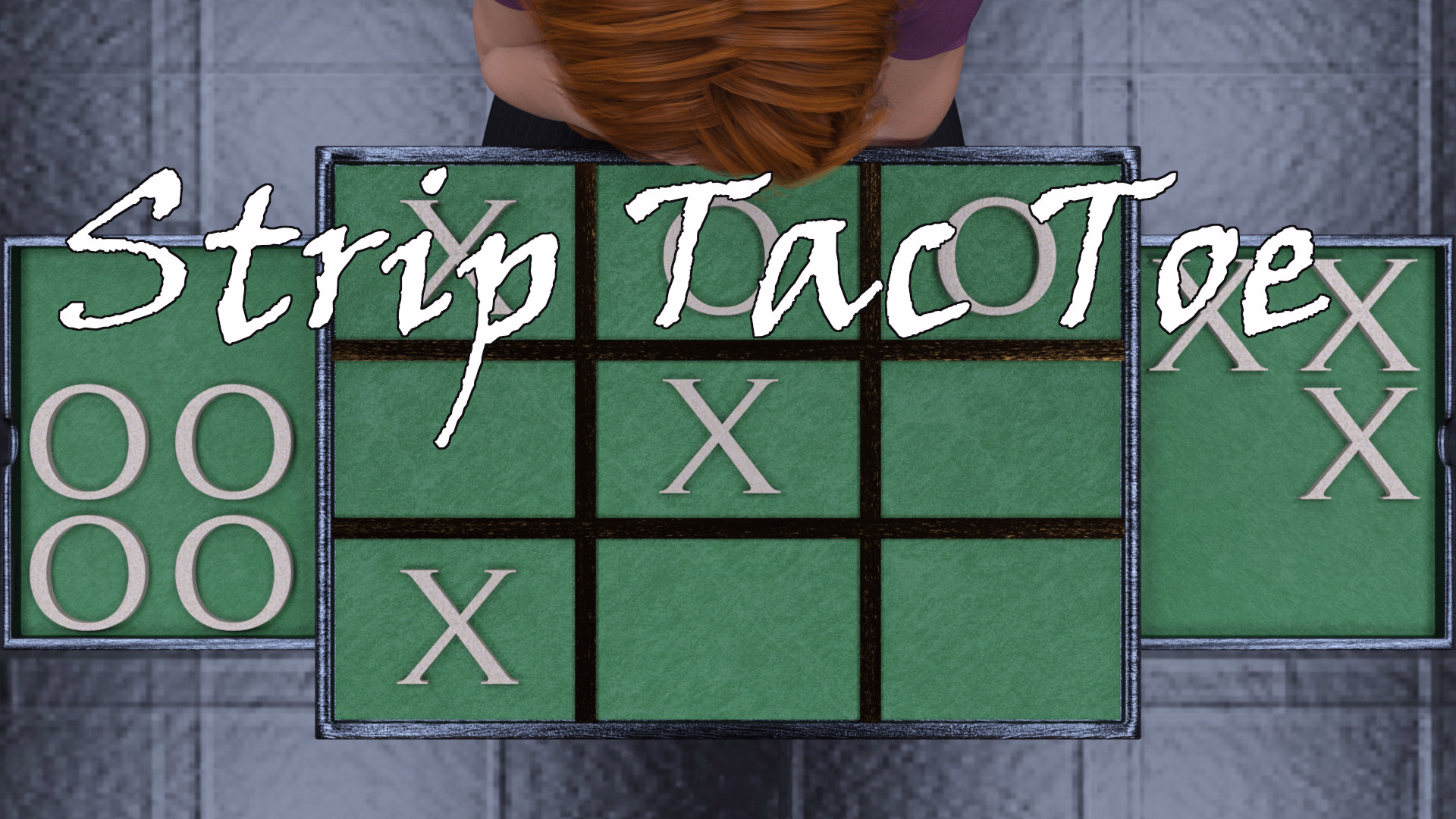脱衣井字棋:萝莉的诱惑(Strip Tac Toe)v0.05 精翻汉化 游戏截图 1