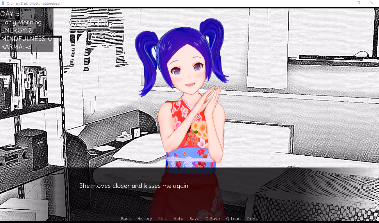 日常幽灵:失忆探员的灵异艳遇(Ordinary Daily Ghosts)S1 E1 v0.9 精翻汉化 游戏截图 4