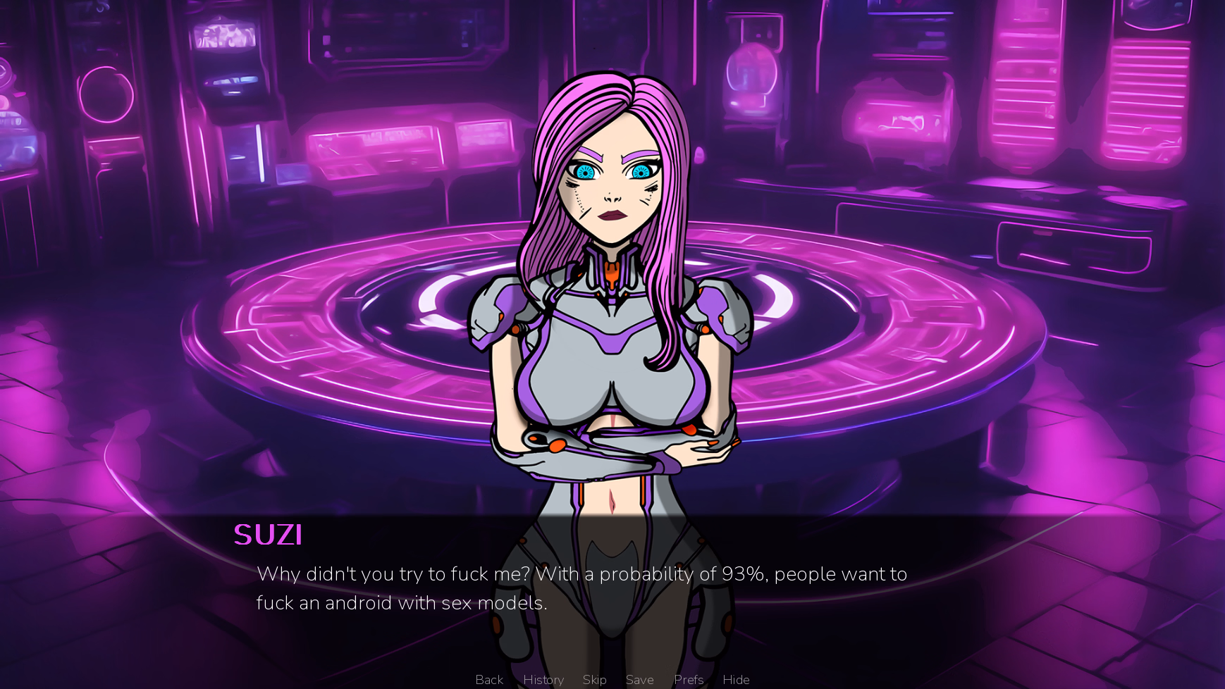 星际肉欲恶搞：紫丁香之星（Lilac Stars）v0.2 部分汉化 游戏截图 6
