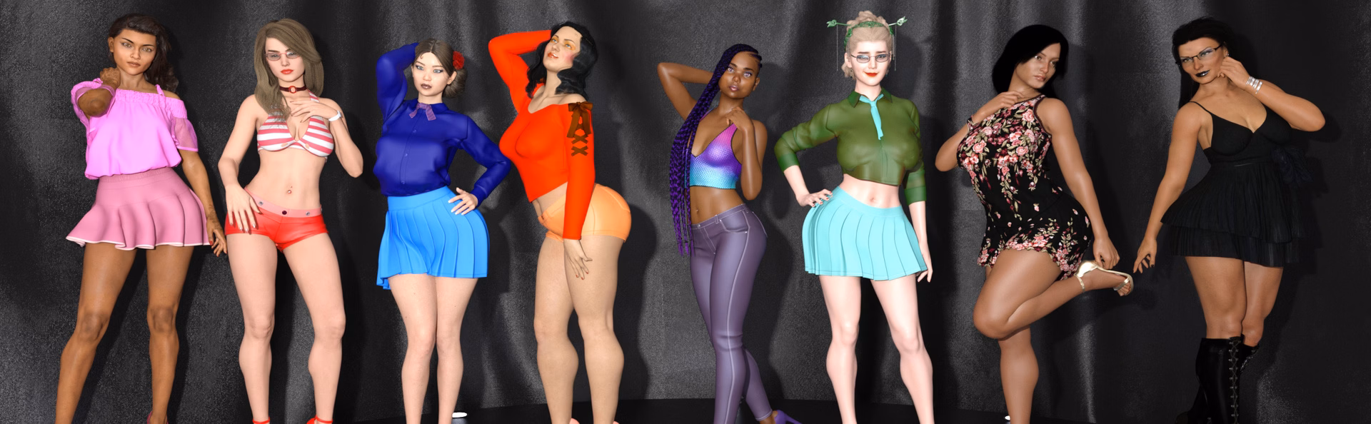 美女世界：扶她星球的坠机艳遇（World of Beauties）Update 3.5 精翻汉化 游戏截图 1