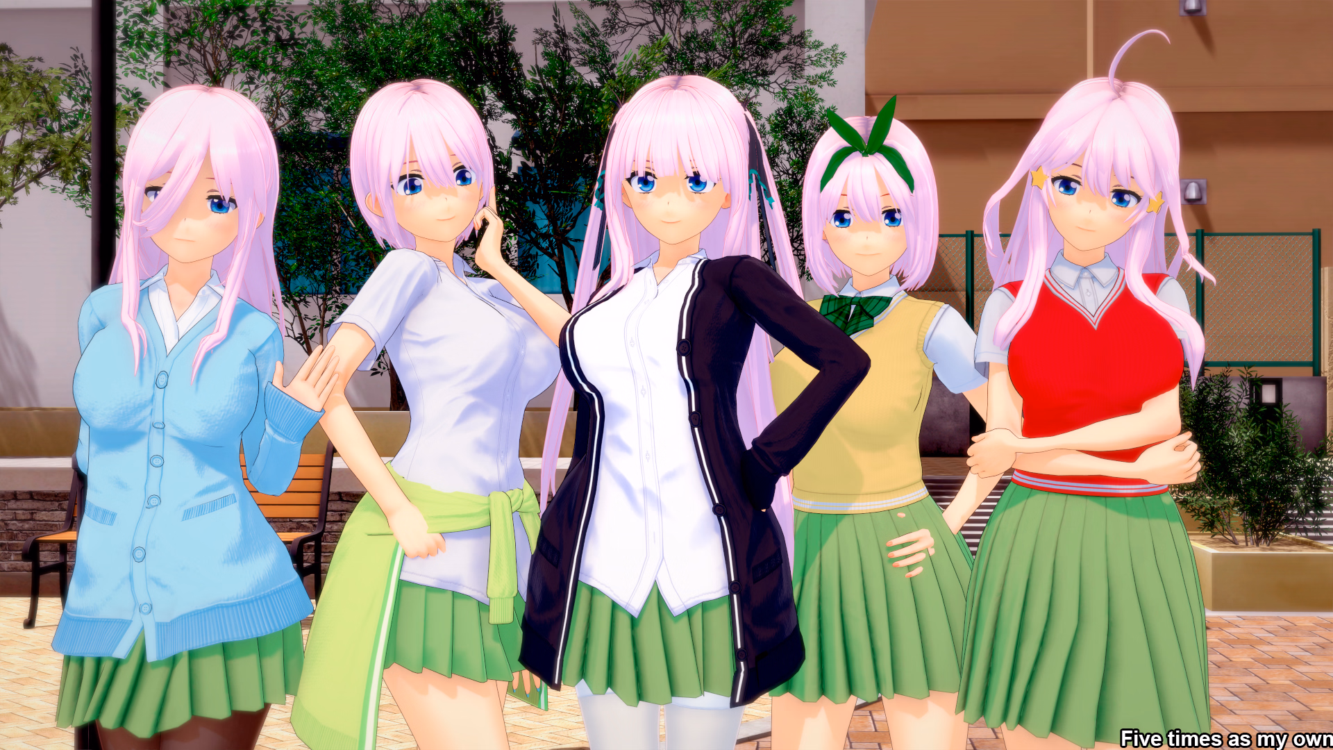五等分的欲望：中野五姐妹的调教（Five Times as My Own）v0.0.1 精翻汉化 游戏截图 1