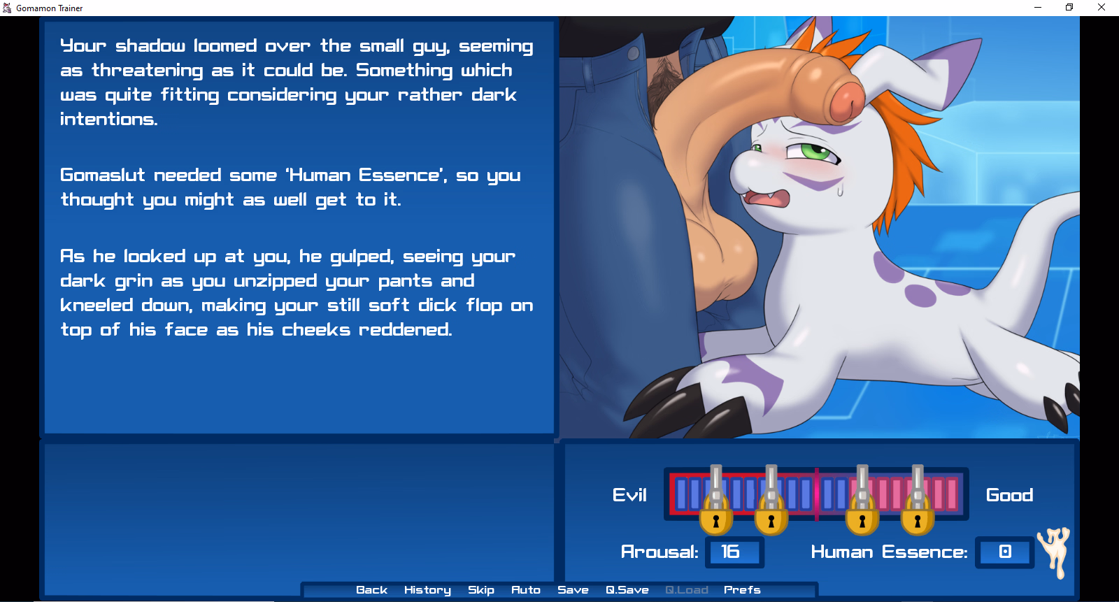 哥玛兽调教:数码宝贝的异种交配(Gomamon Trainer)v0.80 精翻汉化 游戏截图 8