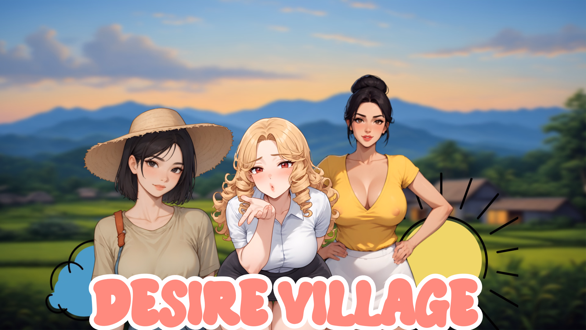 欲望之村：全村人妻后宫（Desire Village）v0.2 精翻汉化 游戏截图 1