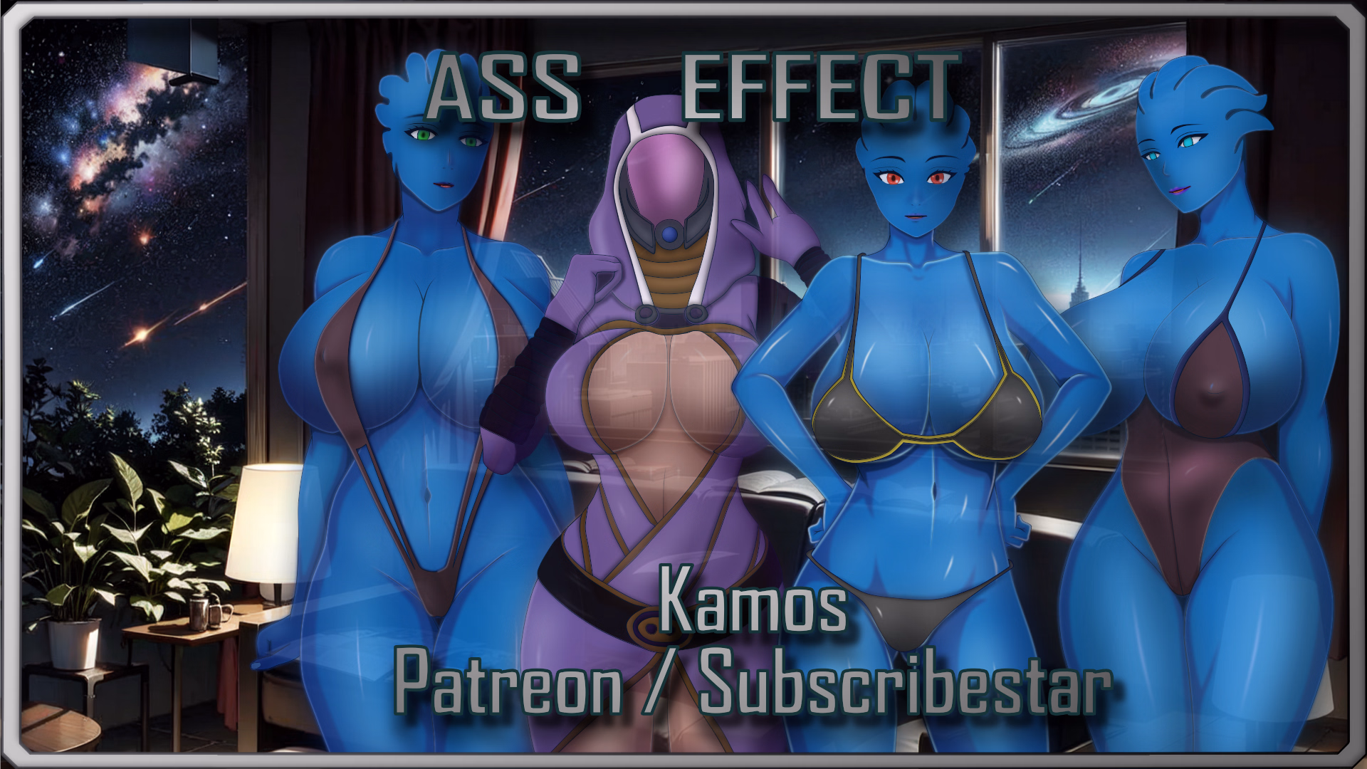 屁股效应:外星女郎的星际群交(Ass Effect)v1.0 精翻汉化 游戏截图 1