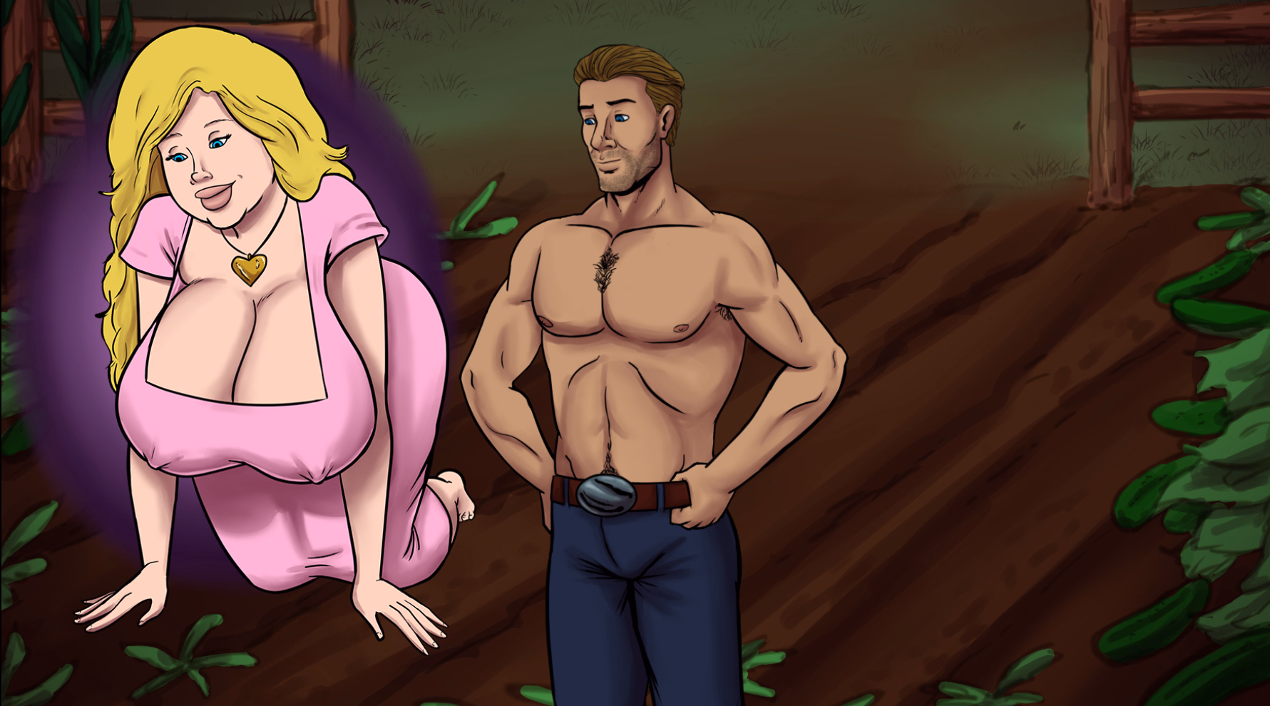拜访巨乳农场：热情的母牛（A Visit to the Double D Ranch）v0.1 精翻汉化 游戏截图 3