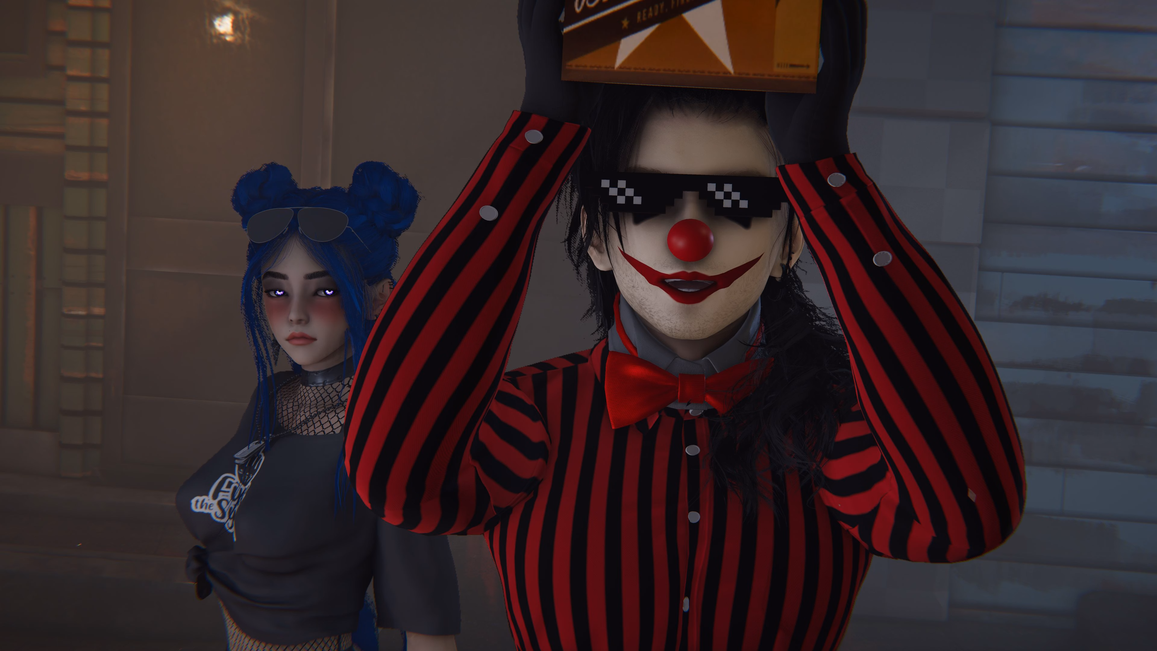 欲望小丑：无法说谎的肉体（Clown Squad）Prologue 精翻汉化 游戏截图 8