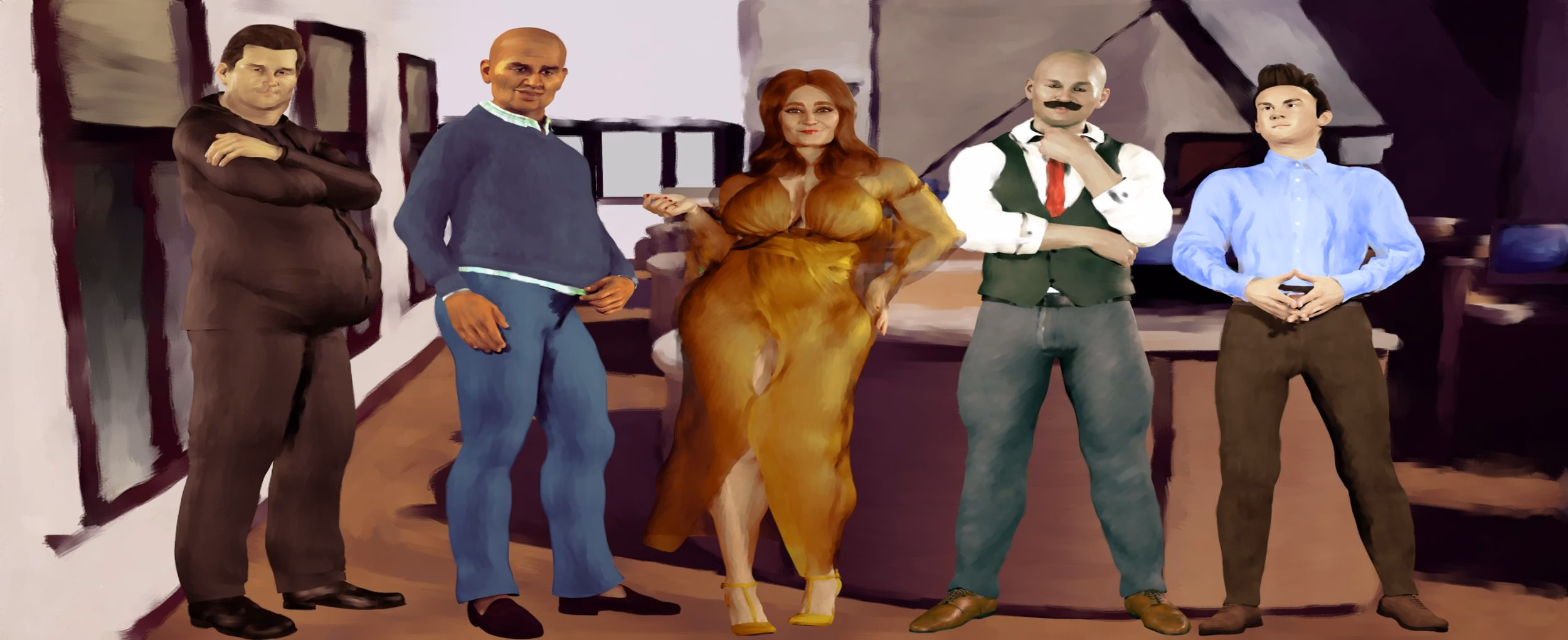 结婚纪念日：婚姻危机与放纵（Aniversario）v1.0 精翻汉化 游戏截图 1