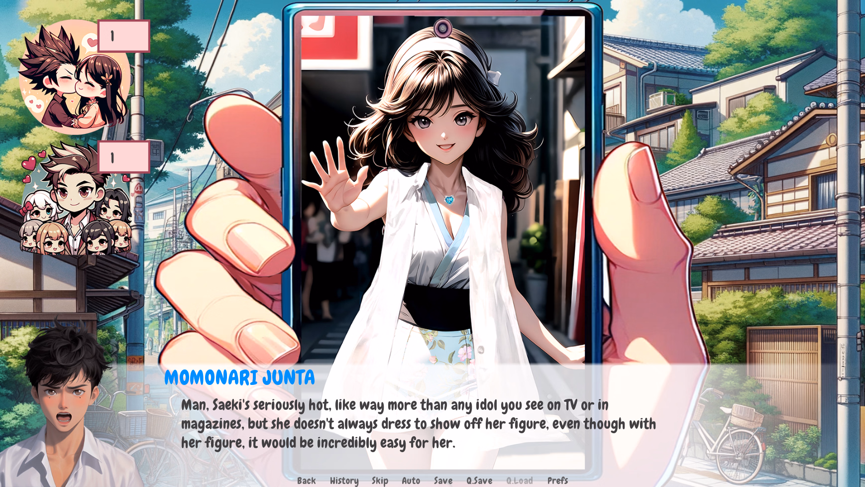 虚拟女友VN:经典恋爱模拟(Simgirls VN)Demo 精翻汉化 游戏截图 2