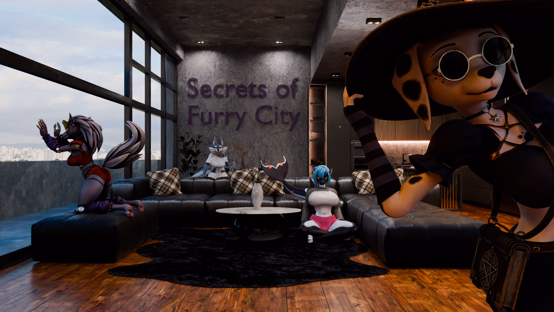 兽城秘事：欲望假期（Secrets of Furry City）v0.1 精翻汉化 游戏截图 1