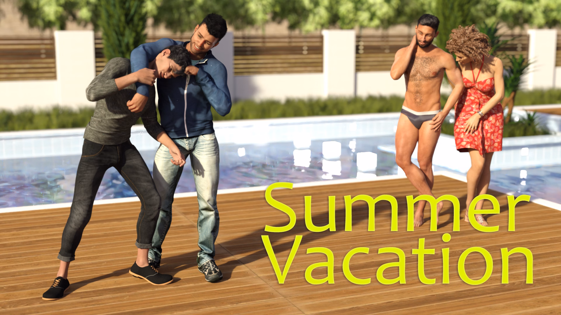 夏日假期:表姐的性爱启蒙(Summer Vacation)v0.9.10 精翻汉化 游戏截图 1