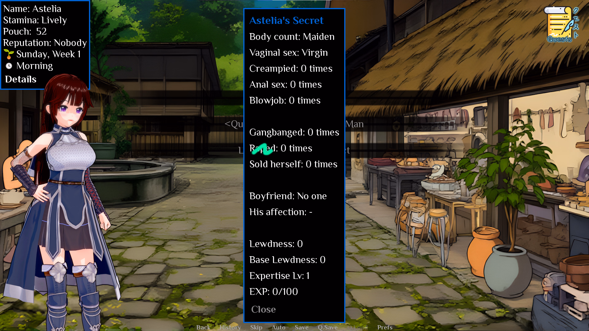 月之长矛：落难公主的堕落之路（Lancia di Luna）v0.1.1.1.1+ 部分汉化 游戏截图 5