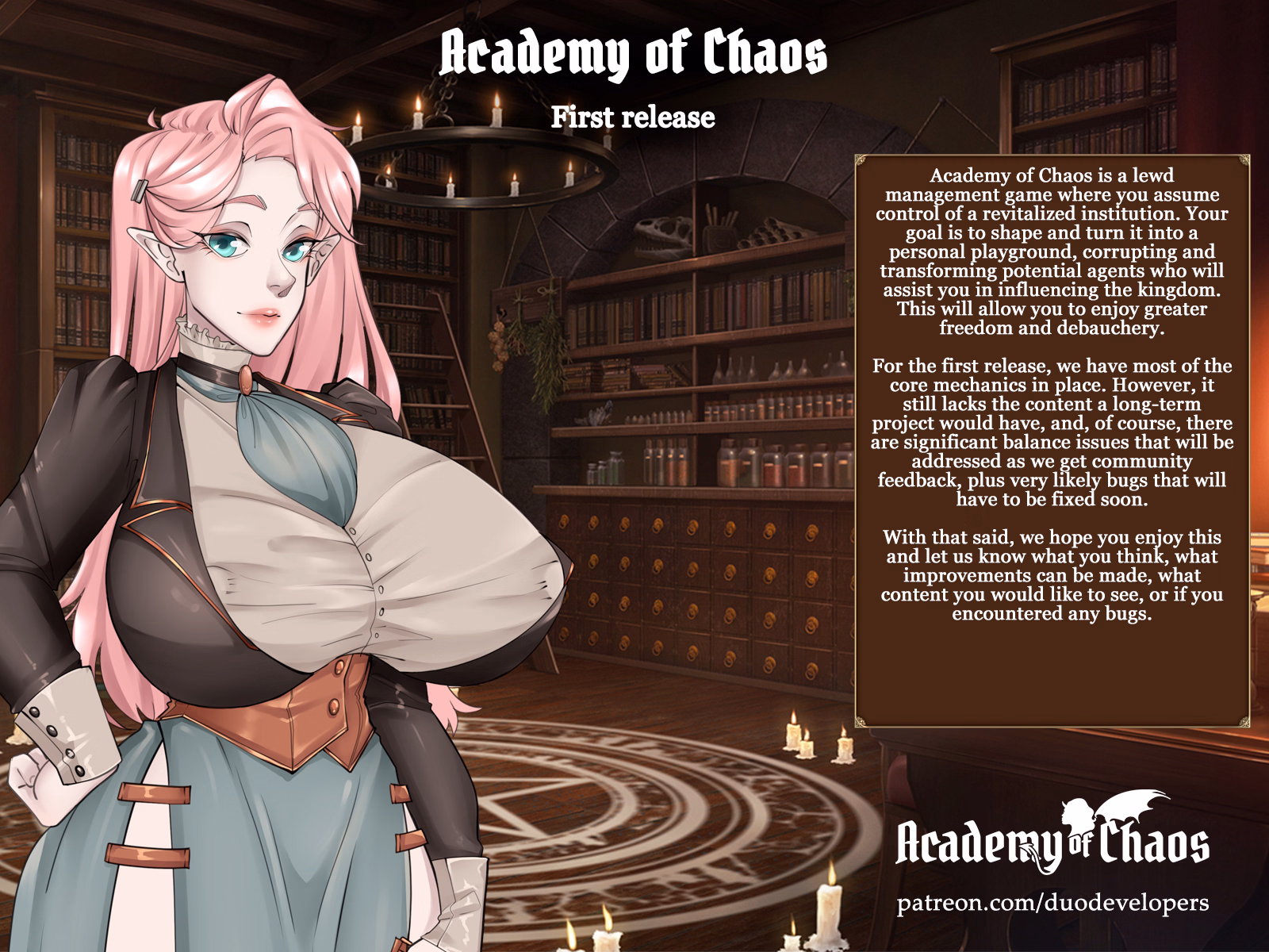 混沌学园:淫乱校长室(Academy of Chaos)v0.4.1 精翻汉化 游戏截图 8