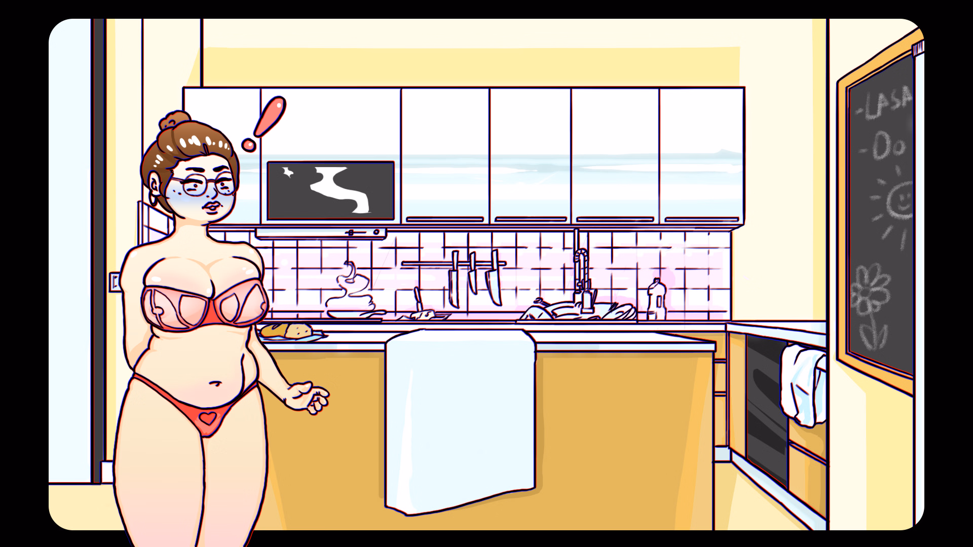 出门买奶：继母与继妹的同居生活（Go for Some Milk）v0.3 精翻汉化 游戏截图 4