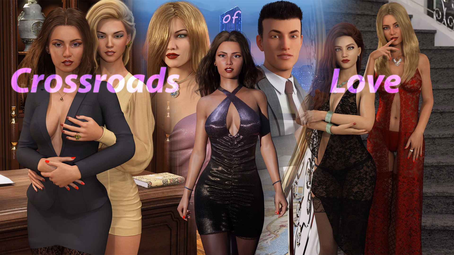 情爱十字路：人妻的抉择（Crossroads of Love）v0.1 Demo 精翻汉化 游戏截图 1