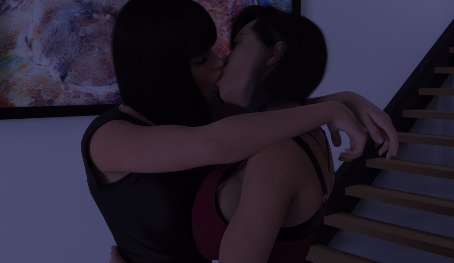 百合激情:女同的秘密花园(Sapphic Passion)v01 精翻汉化 游戏截图 4