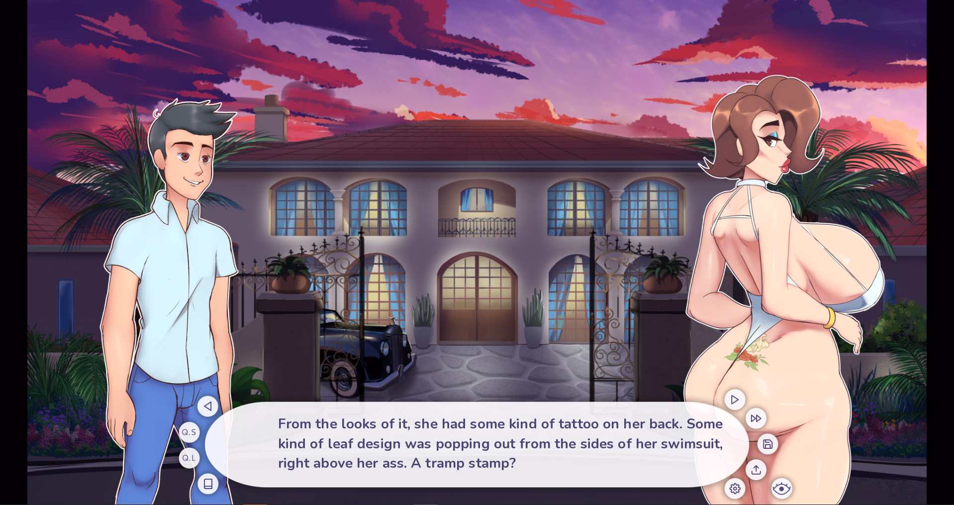 墨西哥之夏:富有的阿姨与危险阴谋(A Summer in Mexico)v0.2.6 精翻汉化 游戏截图 3
