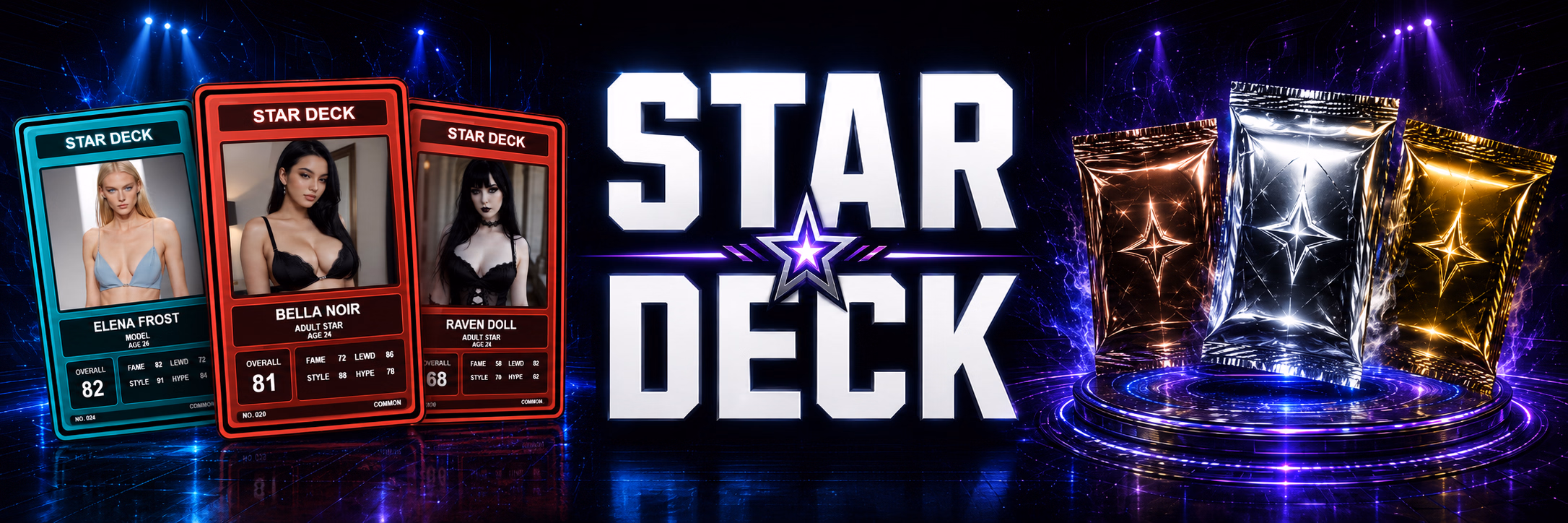 星际牌组:伪明星的爆衣对战(Star Deck)v1.1 精翻汉化 游戏截图 1